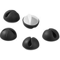 5 goobay Kabelclips schwarz von Goobay