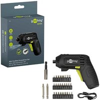 goobay 77818 Akku-Schrauber-Set, mit 1 Akku von Goobay