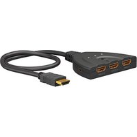 goobay HDMI™-Umschaltbox 3 auf 1 (4K @ 60 Hz)  HDMI HDMI-Switch von Goobay