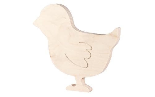 Good Wood By Leisure Arts Shape Chick 16,5 x 15,2 x 1,2 cm, Holzformen, Holzformen, Wanddekoration, große kleine Formen zum Basteln Good Wood By Leisure Arts Shape Chick 16,5 x 15,2 x 1,2 cm, Holzformen, Holzformen, Wanddekoration, große kleine Formen zum Basteln von Good Wood by Leisure Arts