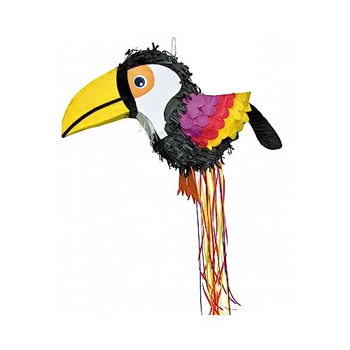 Tropischer Tukan-Pinata Party-Spielzeug für Mottopartys bunt 52 x 22 x 32 cm - Multicolore von Goodmark