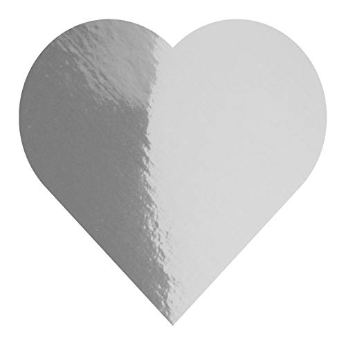 Goodtimes Metallic Konfetti Herz, 3cm als Party Dekoration für Hochzeit, Geburtstag, 100g Packung, silber von Goodtimes
