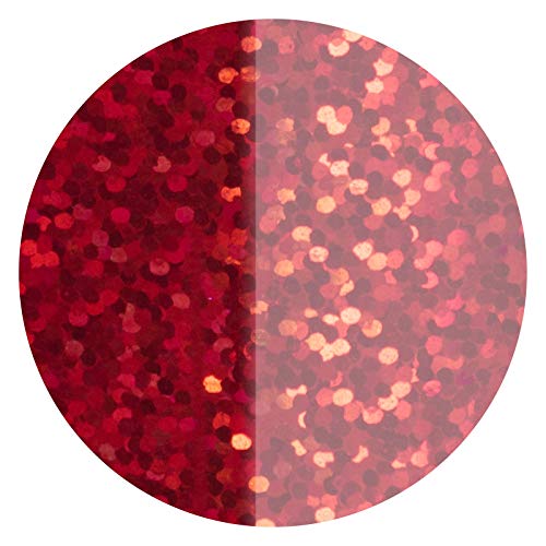 Goodtimes Metallic Konfetti Rund 2cm als Party Dekoration für Hochzeit, Geburtstag, 15g Packung, Holo Rot von Goodtimes