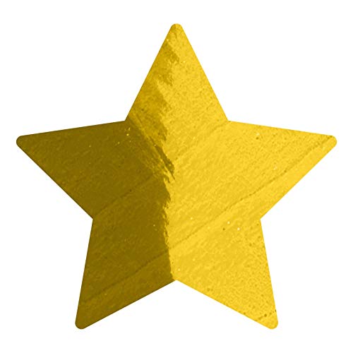 Goodtimes Metallic Konfetti Stern, 1,7cm als Party Dekoration für Hochzeit, Geburtstag, 100g Packung, Gold von Goodtimes