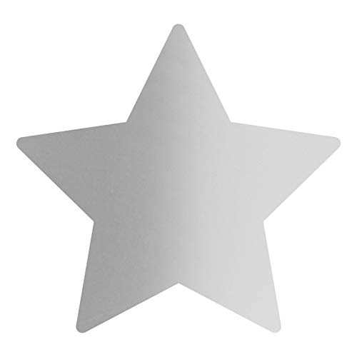 Goodtimes Metallic Konfetti Stern 1,7cm als Party Dekoration für Hochzeit, Geburtstag, 15g Packung, Satin Silber von Goodtimes