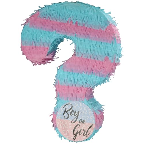 Goodtimes Pinata Gender Reveal 50cm hoch Partyspiel Zum Befüllen mit Süßigkeiten und zerschlagen Als Geschenkidee für Geburtstag Hochzeit JGA von Goodtimes