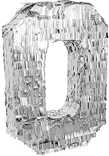 Goodtimes Pinata Zahl 0 in Silber 40cm hoch Partyspiel Zum Befüllen mit Süßigkeiten und zerschlagen Als Geschenkidee für Geburtstag Hochzeit JGA Goodtimes Pinata Zahl 0 in Silber 40cm hoch Partyspiel Zum Befüllen mit Süßigkeiten und zerschlagen Als Geschenkidee für Geburtstag Hochzeit JGA von Goodtimes