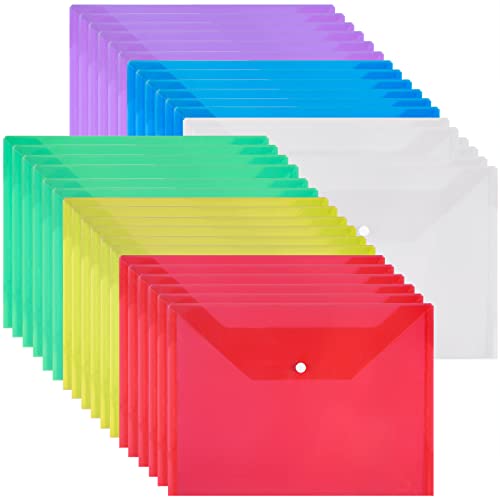 Kunststoffhüllen mit Druckknopf, A4, 36 Stück Kunststoffhüllen mit Druckknopf, A4, 36 Stück von GoodtoU