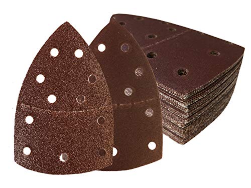 Prio-Schleifdreiecke │ Klett-Schleifblätter │ 50 Stück │ 11-Loch │ 105 x 152 mm │ Korn 80 │ für Multischleifer │ Schleifblätter │ dreieckige Schleifpads │ Schleifpapier Prio-Schleifdreiecke │ Klett-Schleifblätter │ 50 Stück │ 11-Loch │ 105 x 152 mm │ Korn 80 │ für Multischleifer │ Schleifblätter │ dreieckige Schleifpads │ Schleifpapier von Goodway