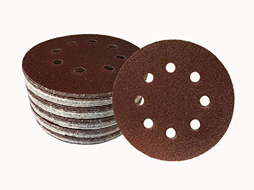 50 Klett-Schleifscheiben Ø 125 mm Körnung 80 für Exzenter-Schleifer 8 Loch 50 Klett-Schleifscheiben Ø 125 mm Körnung 80 für Exzenter-Schleifer 8 Loch von Goodway