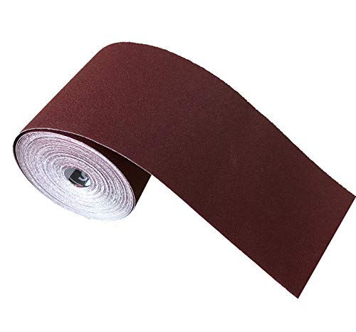 Goodway Schleifpapier Rolle │ 115 mm x 25 m │ Korn 60 │ Aluminiumoxid │ Ideal für präzises Schleifen und glatte Oberflächen Goodway Schleifpapier Rolle │ 115 mm x 25 m │ Korn 60 │ Aluminiumoxid │ Ideal für präzises Schleifen und glatte Oberflächen von Goodway