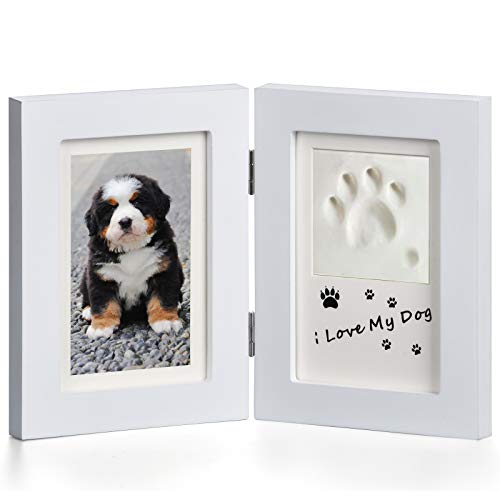 Goomis pet imprint Pfotenabdruck 3D Set Hund oder Katze, Holz Bilderrahmen,3D Gipsabdruck - Weiß, Wanddekoration für Goomis pet imprint Pfotenabdruck 3D Set Hund oder Katze, Holz Bilderrahmen,3D Gipsabdruck - Weiß, Wanddekoration für von Goomis
