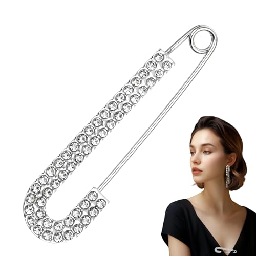 Goowafur Dekorative Stecknadeln für Kleidung | Schmucknadeln für Blusen Damen | Vintage-Stil Anti-Abrutsch Schmuck-Clip mit Zirkonia Strasssteinen für Party Hochzeit Geburtstag Festliche Anlässe Goowafur Dekorative Stecknadeln für Kleidung | Schmucknadeln für Blusen Damen | Vintage-Stil Anti-Abrutsch Schmuck-Clip mit Zirkonia Strasssteinen für Party Hochzeit Geburtstag Festliche Anlässe von Goowafur