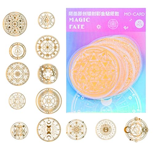 Goowafur Vintage-Aufkleber für Wasserflaschen, goldene Scrapbooking-Aufkleber,Gold Mehrzweck-Scrapbooking-Aufkleber - 45-teiliges stilvolles Scrapbooking-Zubehör, tragbare dekorative Aufkleber für Goowafur Vintage-Aufkleber für Wasserflaschen, goldene Scrapbooking-Aufkleber,Gold Mehrzweck-Scrapbooking-Aufkleber - 45-teiliges stilvolles Scrapbooking-Zubehör, tragbare dekorative Aufkleber für von Goowafur