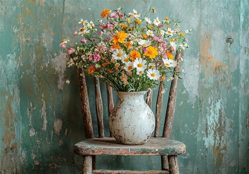 Malen Nach Zahlen Blumen Malen Nach Zahlen Erwachsene 90x120 cm, Vase Paint by Numbers Adult DIY Ölgemälde Set, mit 3 Pinseln, Acrylfarben & Knitterfreier Leinwand Kit, (Ohne Rahmen) Home Deko X-6599 von Gooxehuu