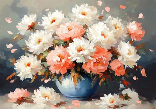 Malen Nach Zahlen Erwachsen Blume Malen Nach Zahlen Kinder Kits mit Pinseln und Acrylfarben, Handgemalt Pfingstrose Paint by Numbers Adult, Kreativ Set für Erwachsene Deko Geschenk 70x100 cm X-6717 Malen Nach Zahlen Erwachsen Blume Malen Nach Zahlen Kinder Kits mit Pinseln und Acrylfarben, Handgemalt Pfingstrose Paint by Numbers Adult, Kreativ Set für Erwachsene Deko Geschenk 70x100 cm X-6717 von Gooxehuu