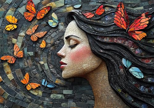 Malen Nach Zahlen Erwachsen Frau Malen Nach Zahlen Kinder Kits mit Pinseln und Acrylfarben, DIY Handgemalt Schmetterling Paint by Numbers Adult, für Erwachsene Home Deko Geschenk 100x150 cm X-6490 Malen Nach Zahlen Erwachsen Frau Malen Nach Zahlen Kinder Kits mit Pinseln und Acrylfarben, DIY Handgemalt Schmetterling Paint by Numbers Adult, für Erwachsene Home Deko Geschenk 100x150 cm X-6490 von Gooxehuu
