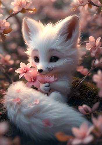 Malen Nach Zahlen Erwachsene Blume Malen Nach Zahlen Knitterfreie Leinwand Bilder, DIY Handgemalt Ölgemälde Kit, Fuchs Paint by Numbers Kreativ Bastelset, Als Geschenk für Wanddeko 80x100 cm X-6648 Malen Nach Zahlen Erwachsene Blume Malen Nach Zahlen Knitterfreie Leinwand Bilder, DIY Handgemalt Ölgemälde Kit, Fuchs Paint by Numbers Kreativ Bastelset, Als Geschenk für Wanddeko 80x100 cm X-6648 von Gooxehuu
