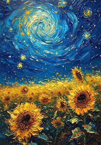 Malen Nach Zahlen Van Gogh Malen Nach Zahlen Erwachsene 60x80 cm, Sonnenblume Paint by Numbers Adult DIY Ölgemälde Set, mit Pinseln, Acrylfarben Knitterfreier Leinwand Kit, Home Deko Geschenke X-6496 Malen Nach Zahlen Van Gogh Malen Nach Zahlen Erwachsene 60x80 cm, Sonnenblume Paint by Numbers Adult DIY Ölgemälde Set, mit Pinseln, Acrylfarben Knitterfreier Leinwand Kit, Home Deko Geschenke X-6496 von Gooxehuu