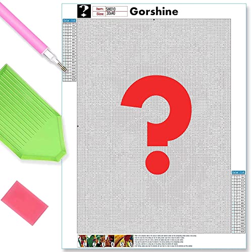 Gorshine 5D Mystery Diamond Painting Kits, Random DIY Mysteriös Surprise Diamant Painting Square Full Drill Crystal Strass Gemälde Kreuzstich Art Leinwand Für Home Office Wanddekoration Gorshine 5D Mystery Diamond Painting Kits, Random DIY Mysteriös Surprise Diamant Painting Square Full Drill Crystal Strass Gemälde Kreuzstich Art Leinwand Für Home Office Wanddekoration von Gorshine