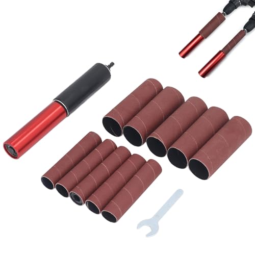 1,5-Zoll-Spindelschleifer-Adapter, Tragbare Hand-Gummi-Schleiftrommel, Trommelschleifer aus Aluminiumlegierung für Bohrmaschine, Holzbearbeitung 1,5-Zoll-Spindelschleifer-Adapter, Tragbare Hand-Gummi-Schleiftrommel, Trommelschleifer aus Aluminiumlegierung für Bohrmaschine, Holzbearbeitung von Goshyda