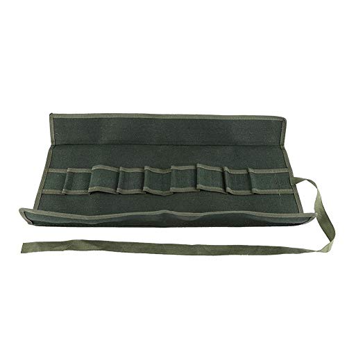 Goshyda Leinwand Gartenwerkzeug Rollentasche Bonsai Werkzeugrolle Aufbewahrungstasche Tragbare Multifunktions-Werkzeugverpackung Rolltasche mit 10 Taschen für die Gartenarbeit Goshyda Leinwand Gartenwerkzeug Rollentasche Bonsai Werkzeugrolle Aufbewahrungstasche Tragbare Multifunktions-Werkzeugverpackung Rolltasche mit 10 Taschen für die Gartenarbeit von Goshyda