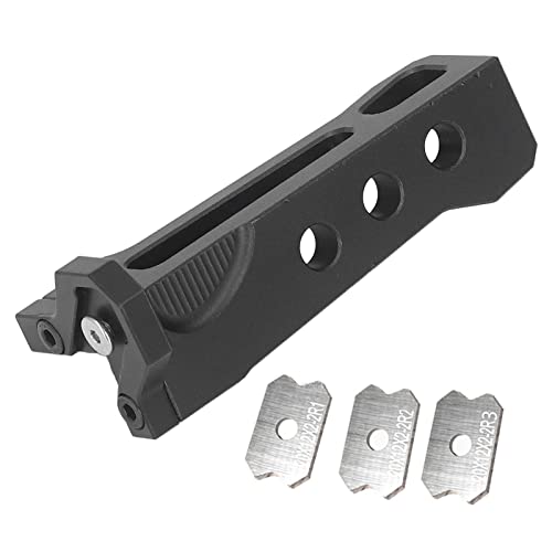 Holzbearbeitungskantenschneider, Aluminiumlegierung, Manueller Holzkantenhobel, Bogen, Holzbearbeitung, Fasengratschaber, R1 R2 R3, für Schnelles Holzschneiden Holzbearbeitungskantenschneider, Aluminiumlegierung, Manueller Holzkantenhobel, Bogen, Holzbearbeitung, Fasengratschaber, R1 R2 R3, für Schnelles Holzschneiden von Goshyda