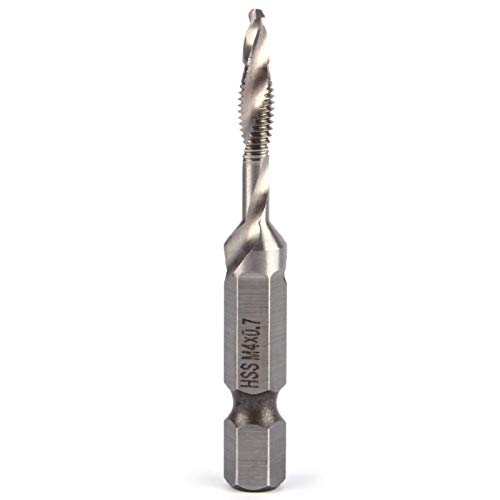 Sechskant-Schaftbohrer für Metall, 1/4-Zoll-M4-HSS-Sechskantgriff-Verbundkegel zum Bohren, Gewindeschneiden und Schneiden von Aluminiumplatten, Eisen usw. Sechskant-Schaftbohrer für Metall, 1/4-Zoll-M4-HSS-Sechskantgriff-Verbundkegel zum Bohren, Gewindeschneiden und Schneiden von Aluminiumplatten, Eisen usw. von Goshyda