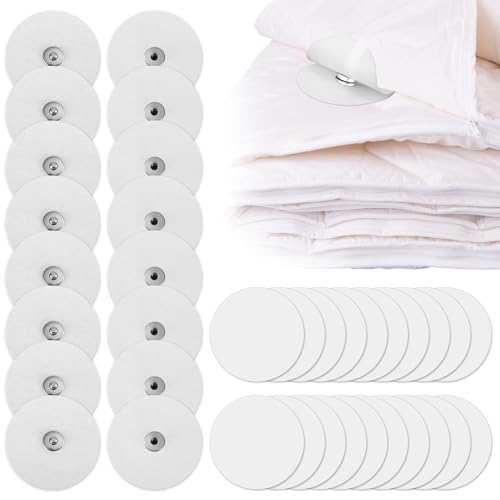 16stk Druckknöpfe für Bettbezüge mit 20 Acrylaufklebern, Selbstklebend Bettdeckenklammern Metall zum Aufbügeln auf Bettdeckenverschlüsse um die Bettdecke an Ort und Stelle zu Halten 16stk Druckknöpfe für Bettbezüge mit 20 Acrylaufklebern, Selbstklebend Bettdeckenklammern Metall zum Aufbügeln auf Bettdeckenverschlüsse um die Bettdecke an Ort und Stelle zu Halten von Gosknor