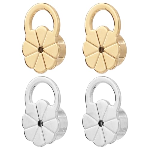 4stk Ohrringverschlüsse, Ohrring-Heber-Verschlüsse in Gold und Silber für Ohrstecker Ohrring-Heber-Verschlüsse für Schwere Ohrringe Ohrring-Verschlüsse zur Unterstützung 4stk Ohrringverschlüsse, Ohrring-Heber-Verschlüsse in Gold und Silber für Ohrstecker Ohrring-Heber-Verschlüsse für Schwere Ohrringe Ohrring-Verschlüsse zur Unterstützung von Gosknor