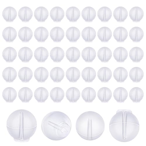 Gosknor 50stk Klare Gummi Ohrring-Rückteile für Stecker, Weiche Flache Ohrring-Rückteile Ersatz Sichere Bequeme Stopper für Stecker-Pfosten Fischhaken Universelle Passform Gosknor 50stk Klare Gummi Ohrring-Rückteile für Stecker, Weiche Flache Ohrring-Rückteile Ersatz Sichere Bequeme Stopper für Stecker-Pfosten Fischhaken Universelle Passform von Gosknor