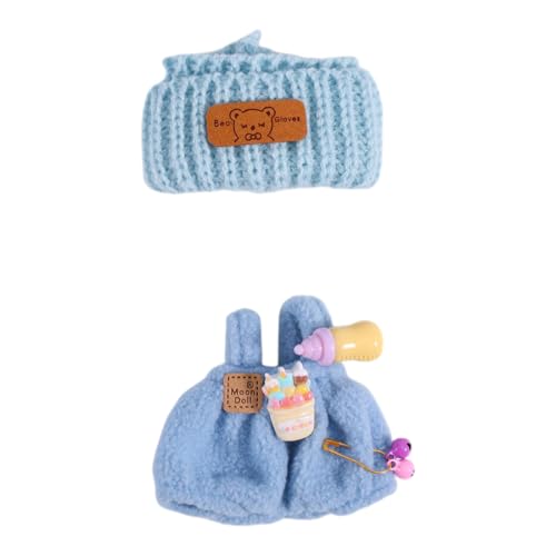 Gosknor Kleidung Set für Puppe, Süßes Plüsch Spielzeug Outfit Stylische Plüsch Kleidung Zubehör für 17cm Puppe Gosknor Kleidung Set für Puppe, Süßes Plüsch Spielzeug Outfit Stylische Plüsch Kleidung Zubehör für 17cm Puppe von Gosknor