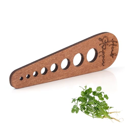 Gosknor Kräuter Entferner, Holz Gemüse-Blatt-Stripper mit 8 Löchern Wasserdicht Blatt-Stripper-Werkzeug Ideales Geschenk für Köche und Hausfrauen Gosknor Kräuter Entferner, Holz Gemüse-Blatt-Stripper mit 8 Löchern Wasserdicht Blatt-Stripper-Werkzeug Ideales Geschenk für Köche und Hausfrauen von Gosknor