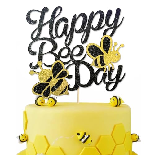 Happy Bee Day Tortenaufsatz, Hummel-Kuchenaufsatz, Hummel-Mottoparty, Happy Supplies, Hummel-Dekoration Happy Bee Day Tortenaufsatz, Hummel-Kuchenaufsatz, Hummel-Mottoparty, Happy Supplies, Hummel-Dekoration von GotGala