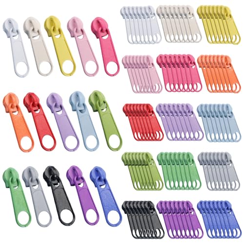 Gotetiso 120 Stück Buntes Reißverschluss Reparatur Set Reißverschluss Schieber Ersatz Nr.3 Zipperschieber Fix Reissverschluss Zipper Schieberegler für Nähen Kleidung Hose Rucksäcke Gepäck 15 Farben Gotetiso 120 Stück Buntes Reißverschluss Reparatur Set Reißverschluss Schieber Ersatz Nr.3 Zipperschieber Fix Reissverschluss Zipper Schieberegler für Nähen Kleidung Hose Rucksäcke Gepäck 15 Farben von Gotetiso