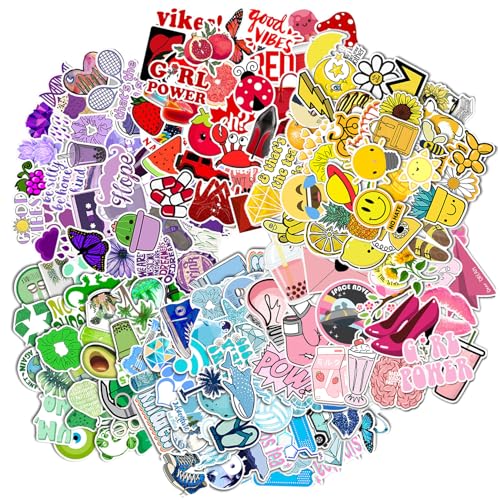 GothicBride Aufkleber 300 Stück Aesthetic Stickers Wasserdicht Vinyl Sticker Set Decals Cartoon für Fahrrad Motorrad Graffiti Skateboard Laptop Computer Gepäck, Jungen und Mädchen von GothicBride