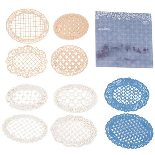 Gotoger 10 Stück Vintage-Scrapbooking-Papierspitze für Dekoratives Papier für die Kartenherstellung, DIY, Basteln, Album, Planer, Verzierungen, Langlebig, Einfach zu Verwenden. Gotoger 10 Stück Vintage-Scrapbooking-Papierspitze für Dekoratives Papier für die Kartenherstellung, DIY, Basteln, Album, Planer, Verzierungen, Langlebig, Einfach zu Verwenden. von Gotoger