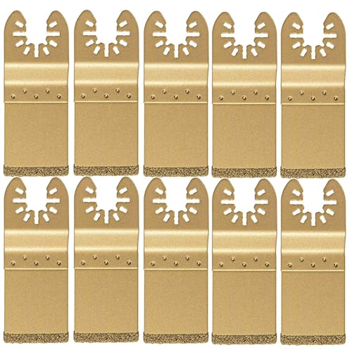 Goufride 10 Teile Universelles Oszillierendes Diamant-Sägeblatt Schnell zum Lösen Fast Fit Multi-Tool-Blatt-Schneidscheiben Goufride 10 Teile Universelles Oszillierendes Diamant-Sägeblatt Schnell zum Lösen Fast Fit Multi-Tool-Blatt-Schneidscheiben von Goufride