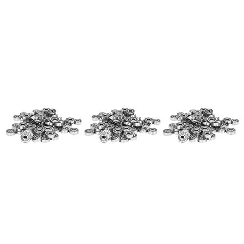 Goufride 180 Stück 608 Lager ABEC-5 8X22X7 mm Tiefe Nut Kohlen Stoffstahl Abgedichtete Lager von Goufride