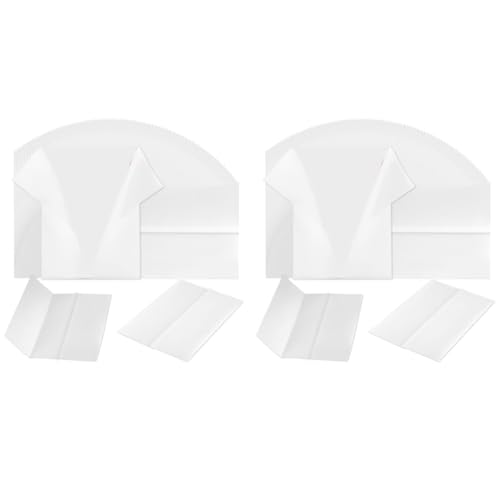 Goufride 240 Stück Vorgefaltetes Pergamentpapier, Bedruckbare Pergamentumschläge, Durchscheinendes Pergamentpapier, 12,7 x 17,8 cm, Pergamentpapierhüllen Goufride 240 Stück Vorgefaltetes Pergamentpapier, Bedruckbare Pergamentumschläge, Durchscheinendes Pergamentpapier, 12,7 x 17,8 cm, Pergamentpapierhüllen von Goufride
