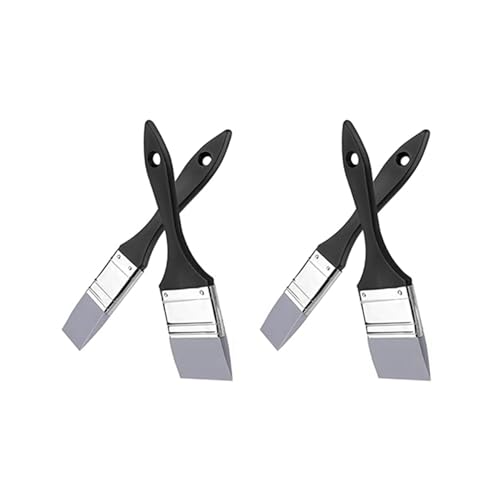 Goufride 4 Flache Silikon Pinsel zum Malen, Breite und Schmale Silikon Form Pinsel für Kunst Pinsel Sets für Acryl Farben von Goufride