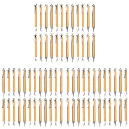 Goufride 72 Stück Bambus Einziehbar Druckkugelschreiber Stift Schwarze Tinte 1 mm BüRo Artikel Kugelschreiber Bambus Kugelschreiber Stift Kugelschreiber Stift Goufride 72 Stück Bambus Einziehbar Druckkugelschreiber Stift Schwarze Tinte 1 mm BüRo Artikel Kugelschreiber Bambus Kugelschreiber Stift Kugelschreiber Stift von Goufride
