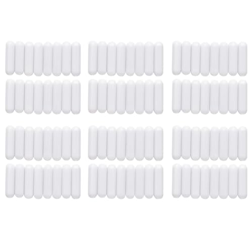Goufride 96 Stücke PTFE Magnetrührer Mischer Rührstab Rührstab Magnetrührplatte Stab, Rührplatte Magnetstab (30 mm/ 1,18) von Goufride