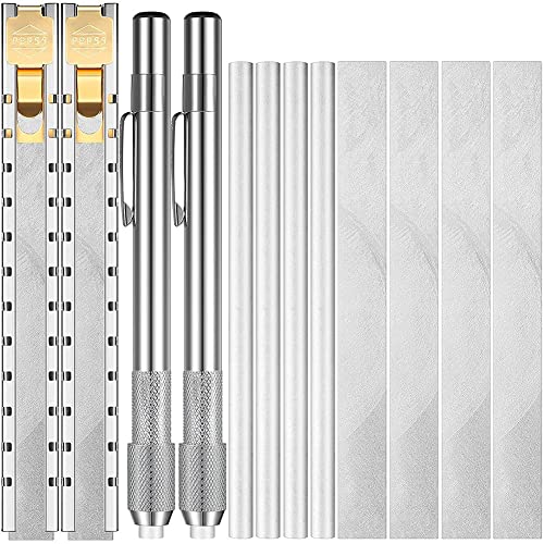 Goufride Speckstein Halter Speckstein Bleistift Rund Flach Aluminium SchweißEn Werkzeuge Flache Speckstein Marker Abnehmbar auf Stahl,Aluminium von Goufride