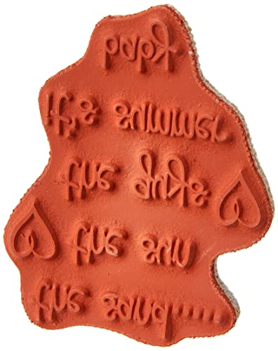 Gourmet Gummi Briefmarken die Sand Selbst Briefmarken, Acryl, Mehrfarbig, 3.375-inch X 6.75-inch, 2-teilig von Gourmet Rubber Stamps