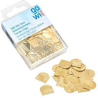 100 Gowi Eckenklammern gold 1,9 x 1,8 cm von Gowi