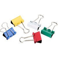 12 Gowi Foldbackklammern farbsortiert 1,9 cm von Gowi