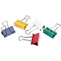 12 Gowi Foldbackklammern farbsortiert 3,2 cm von Gowi