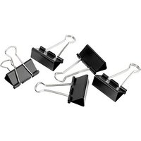 12 Gowi Foldbackklammern schwarz 4,1 cm von Gowi