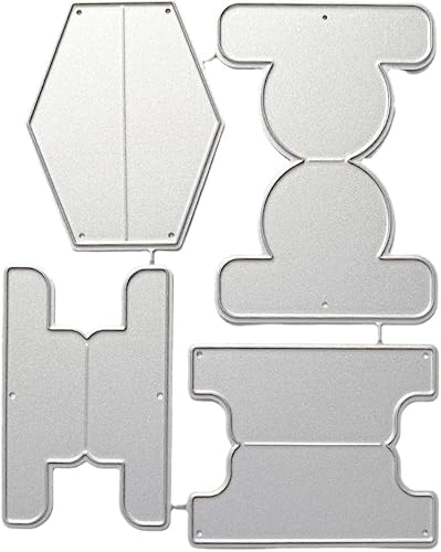 1 Set Stanzschablonen für Kartenherstellung, Stanzschablonen für Bastelarbeiten, Scrapbooking, Fotoalbum, dekorative Prägepapier-Stanzformen für Kartenherstellung, Vorlage 1 Set Stanzschablonen für Kartenherstellung, Stanzschablonen für Bastelarbeiten, Scrapbooking, Fotoalbum, dekorative Prägepapier-Stanzformen für Kartenherstellung, Vorlage von Gowxs